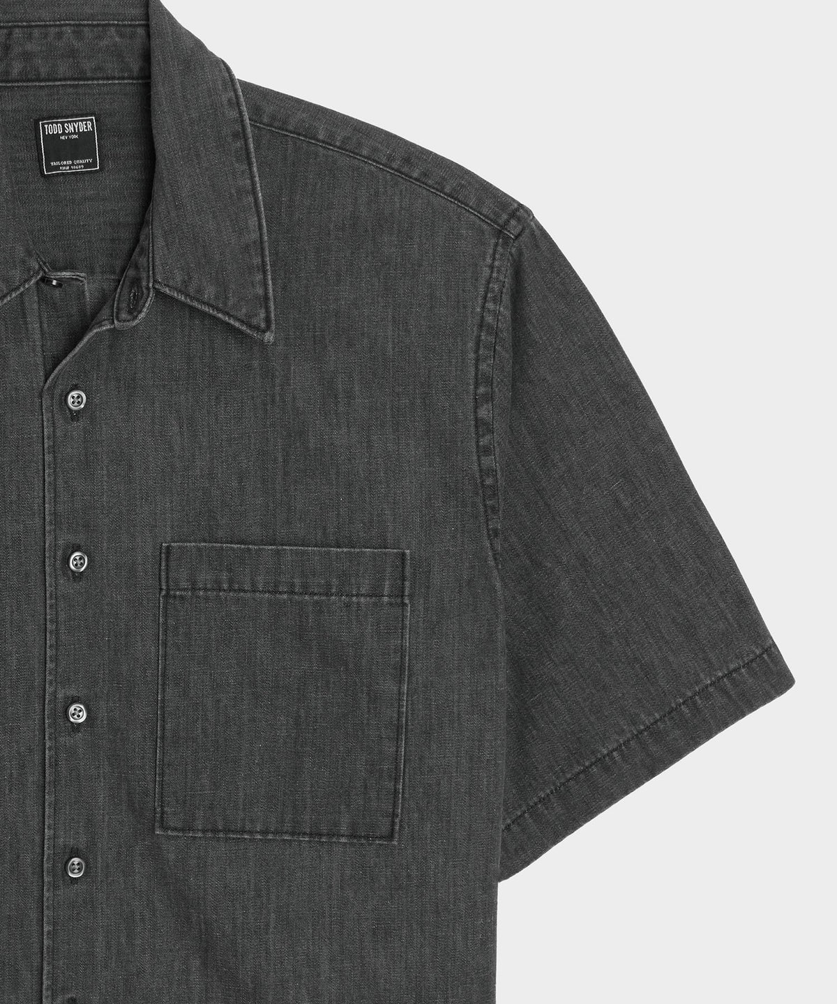 Todd Snyder Denim Big Shirt - Black