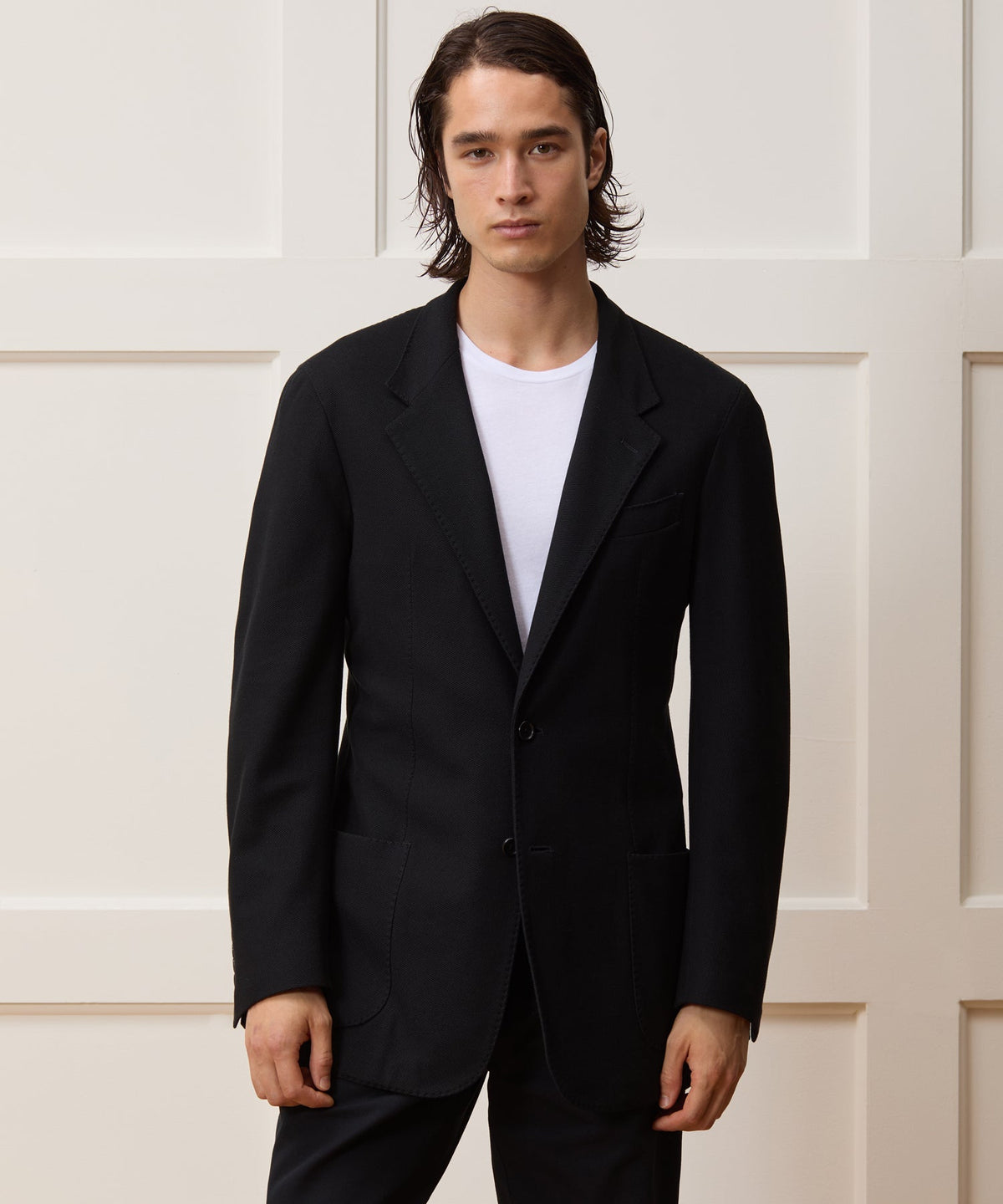 Todd Snyder Italian Knit Wythe Sport Coat - Black