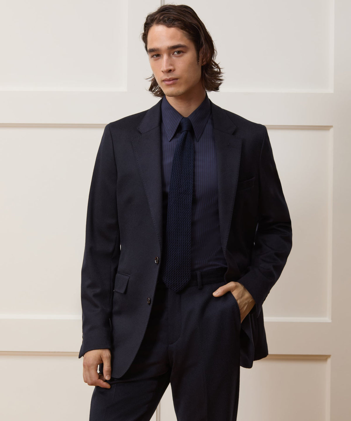 Todd Snyder Italian Cashmere Sutton Jacket - Navy