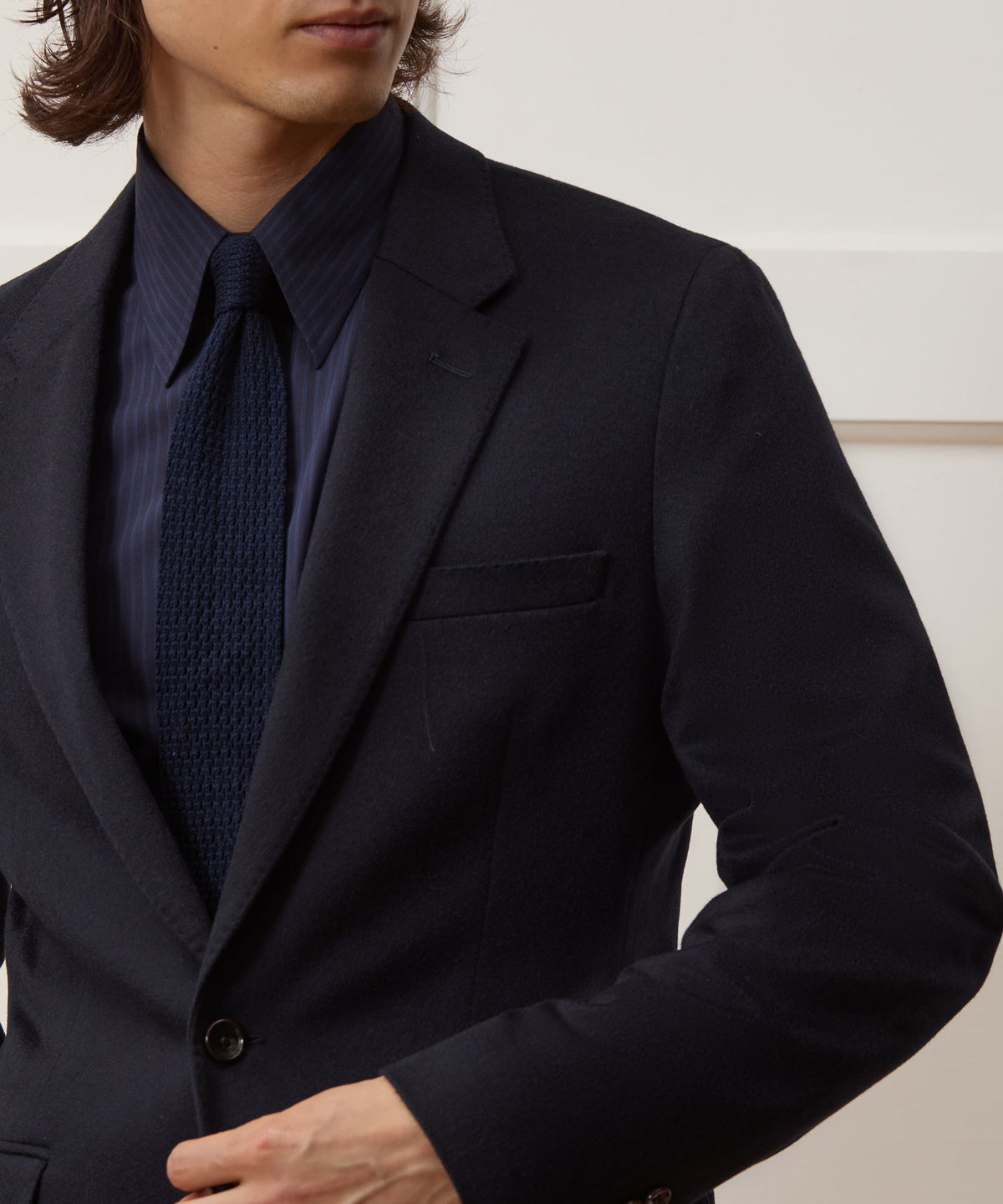 Todd Snyder Italian Cashmere Sutton Jacket - Navy