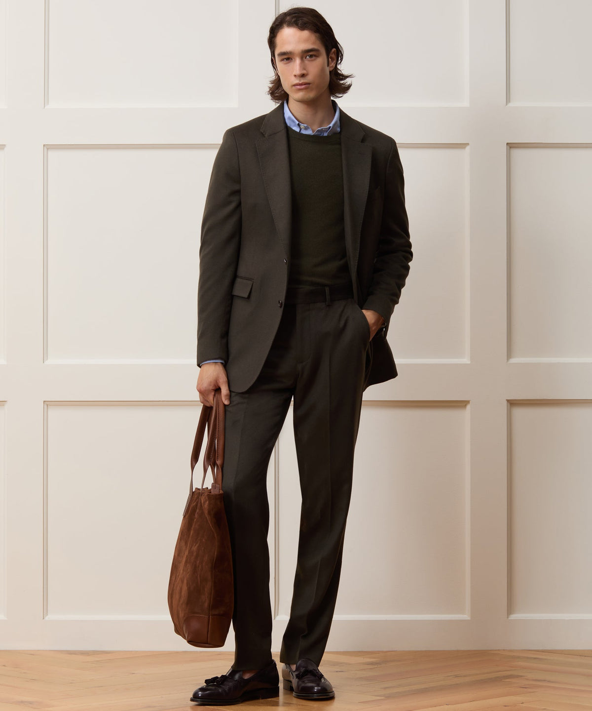 Todd Snyder Italian Cashmere Sutton Jacket - Snyder Olive