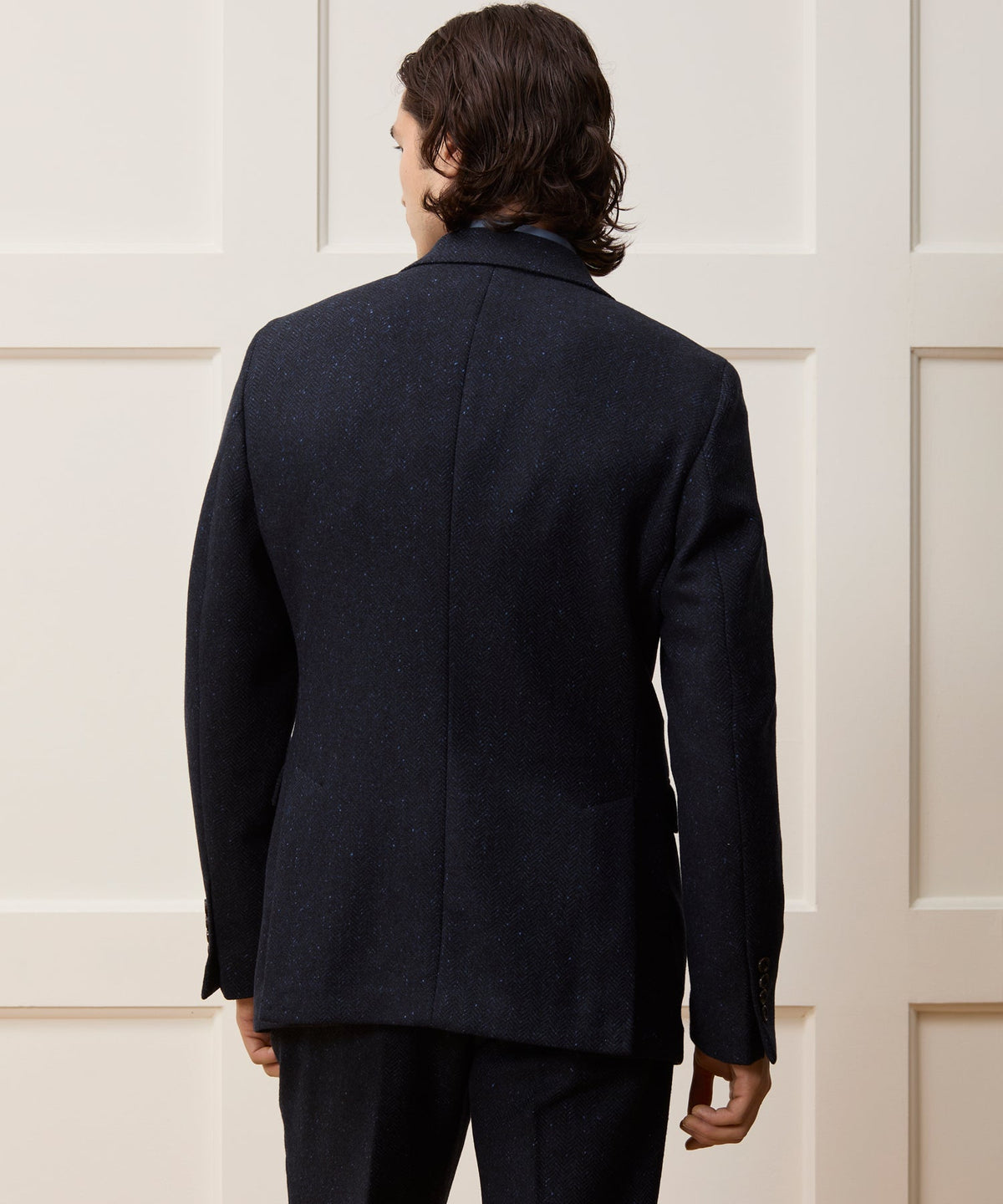 Todd Snyder Italian Donegal Herringbone Sutton Jacket - Navy