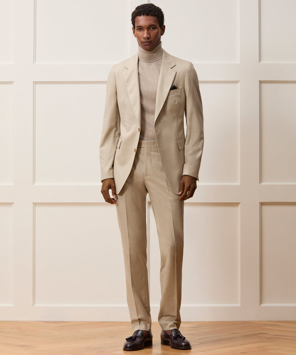 Todd Snyder Italian Flannel Sutton Trouser - Oatmeal