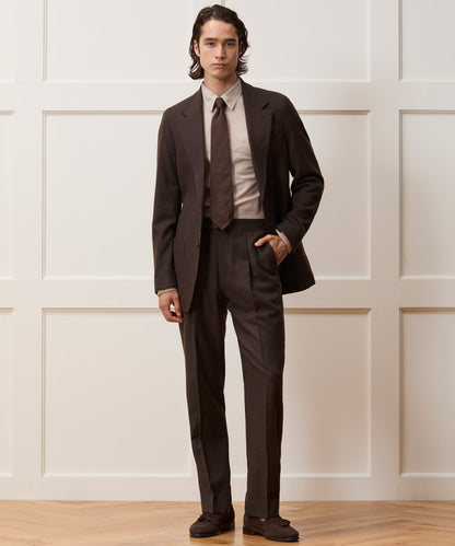 Todd Snyder Italian Flannel Houndstooth Madison Jacket - Olive