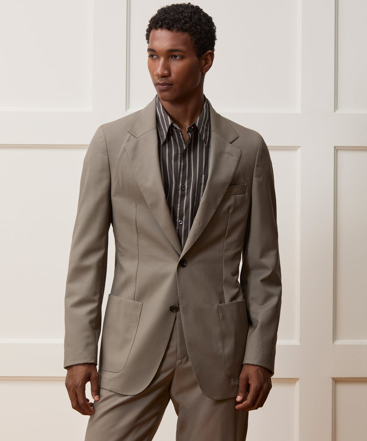 Todd Snyder Italian Mohair Madison Jacket - Taupe