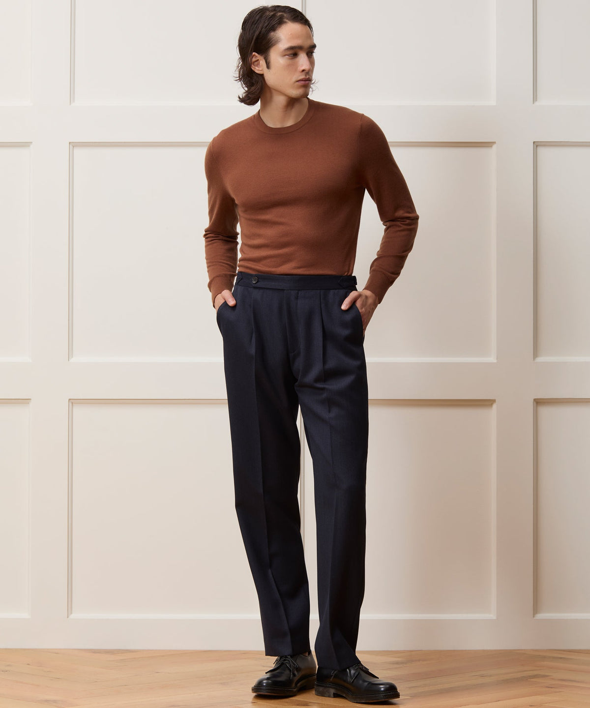 Todd Snyder Italian Cavalry Twill Side Tab Trouser - Indigo