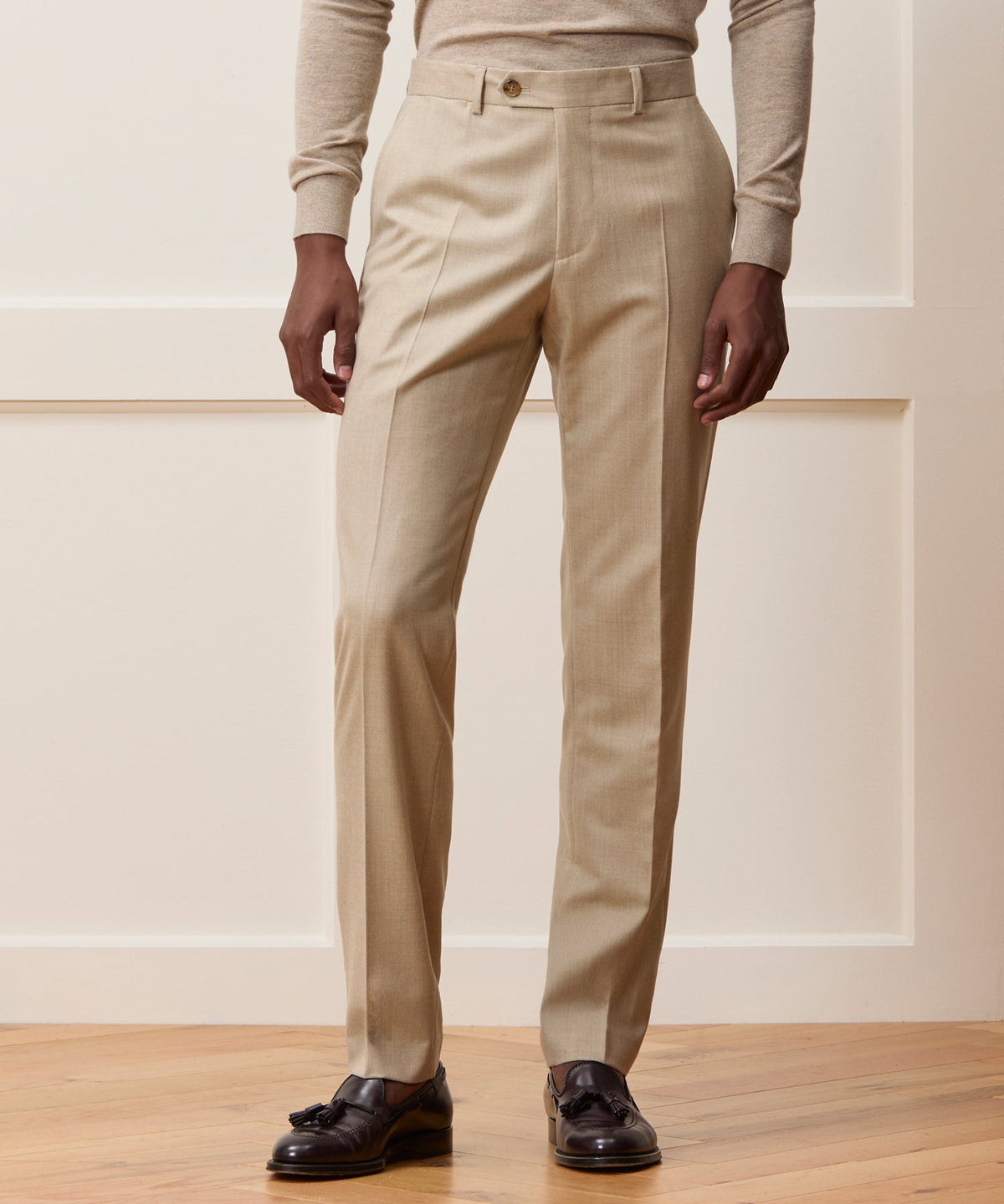 Todd Snyder Italian Flannel Sutton Trouser - Oatmeal