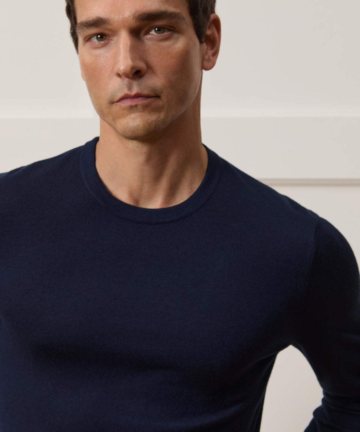 Todd Snyder Silk-Cashmere Crewneck Sweater - Navy