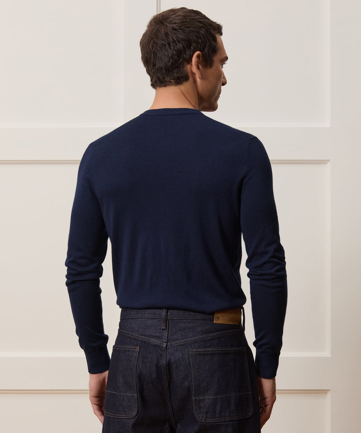 Todd Snyder Silk-Cashmere Crewneck Sweater - Navy