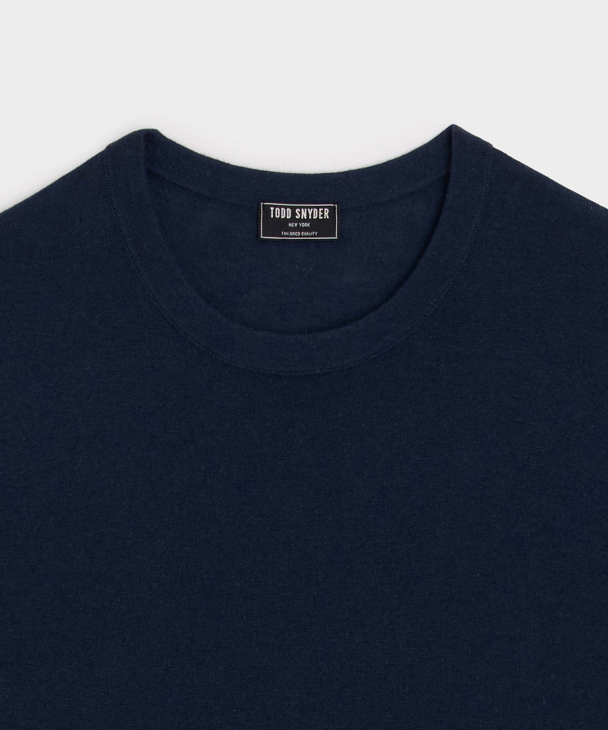 Todd Snyder Silk-Cashmere Crewneck Sweater - Navy