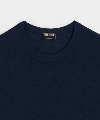 Todd Snyder Silk-Cashmere Crewneck Sweater - Navy