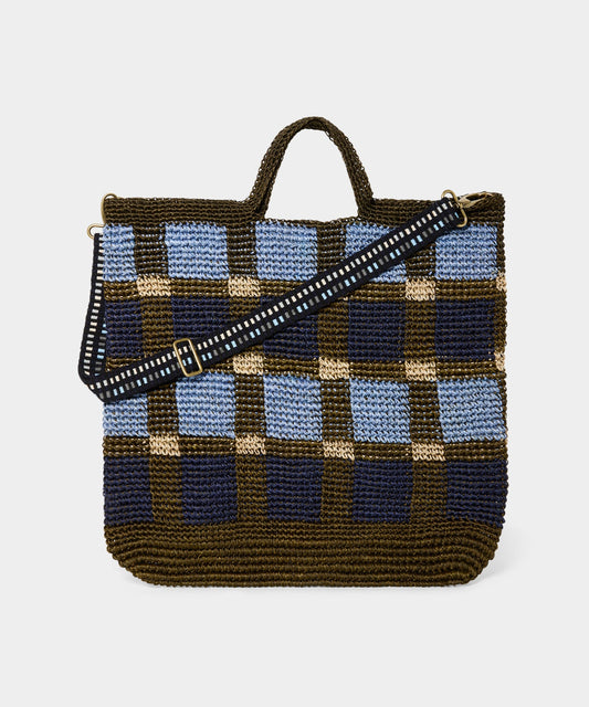 Todd Snyder Guanábana Double-Strap Fique Bag - Green
