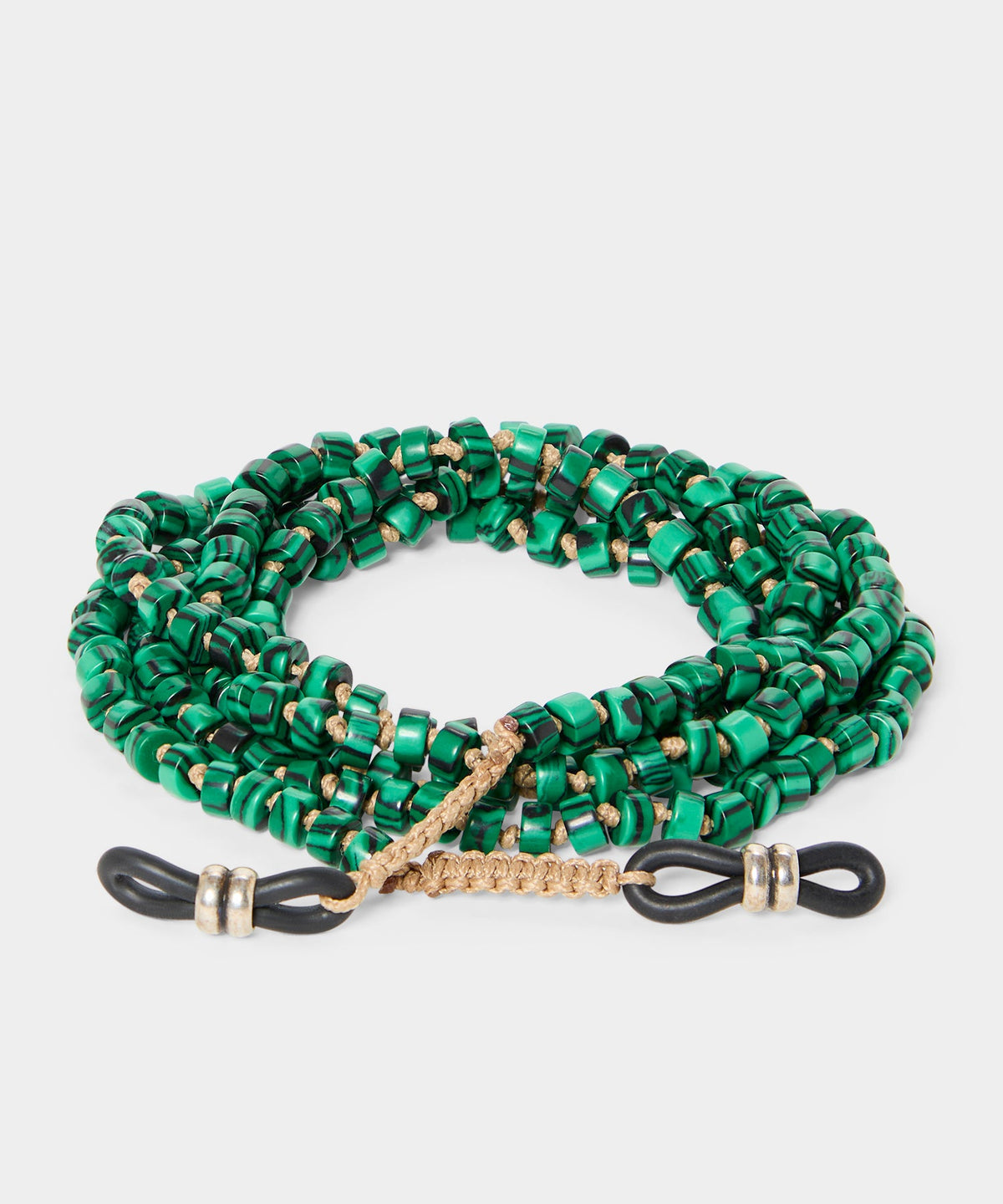 Todd Snyder Guanábana Beaded Glasses Cord - Green