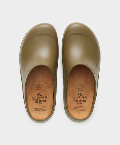 Todd Snyder Todd Snyder x Gardenheir Rubber Clogs - Olive