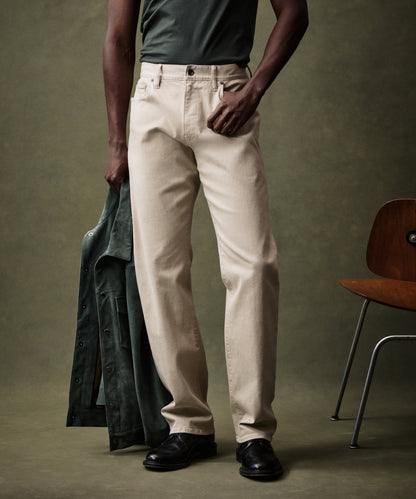 Todd Snyder Straight Fit 5-Pocket Chino - Stone