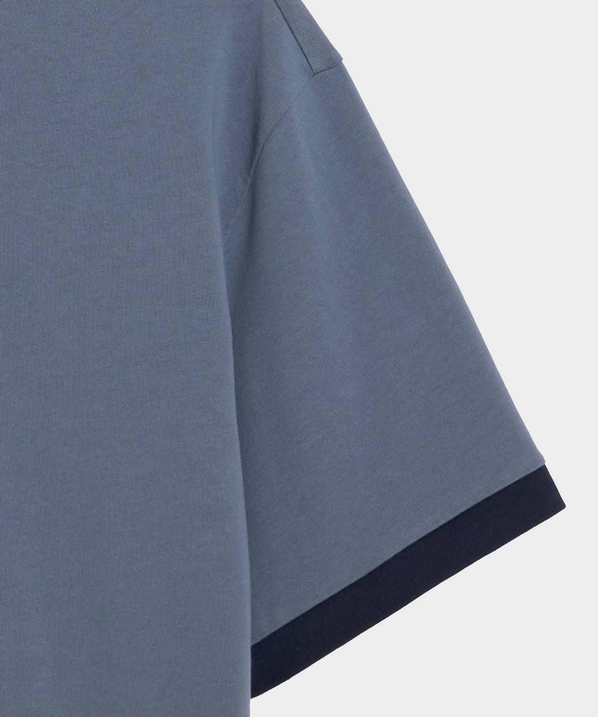 Todd Snyder Boxy Jersey Ringer Tee - Deep Springs