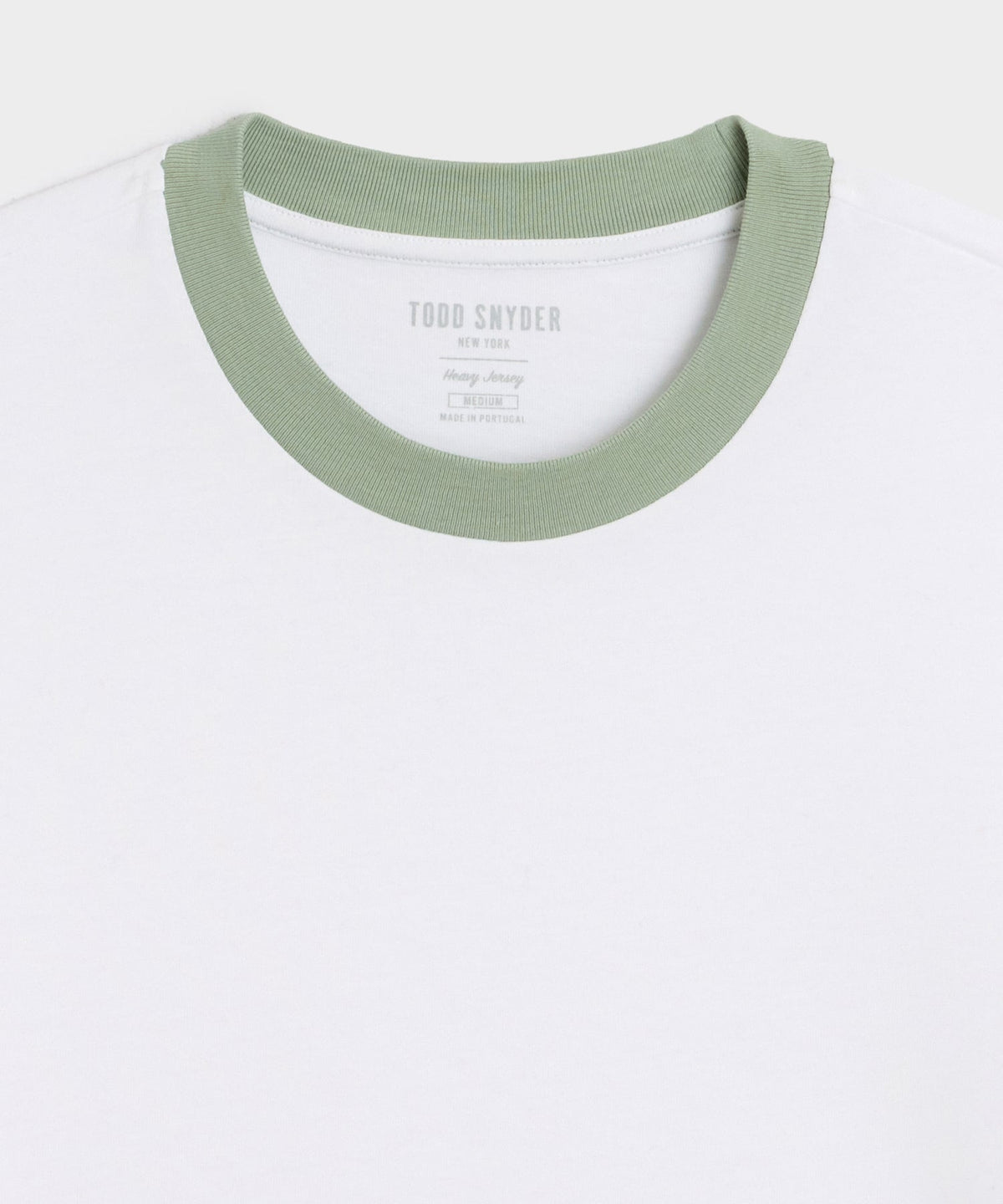 Todd Snyder Boxy Jersey Ringer Tee - Simply White