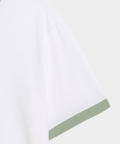 Todd Snyder Boxy Jersey Ringer Tee - Simply White