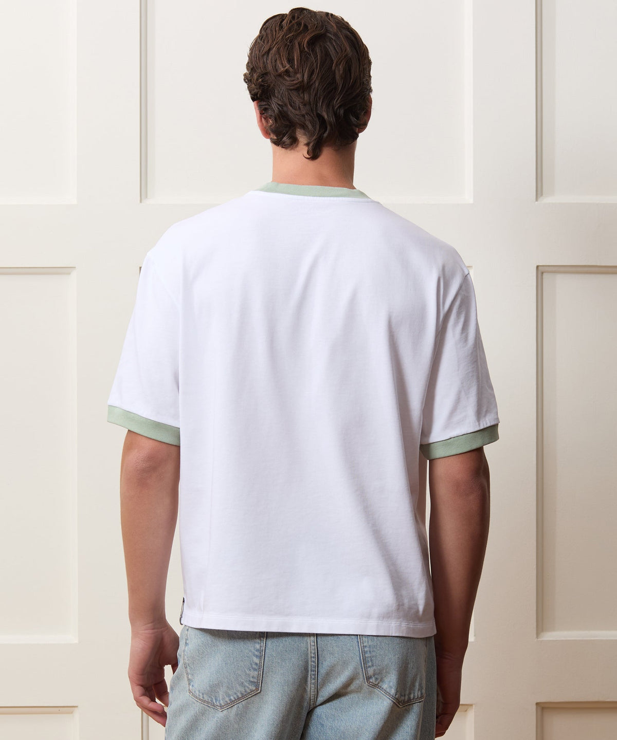 Todd Snyder Boxy Jersey Ringer Tee - Simply White