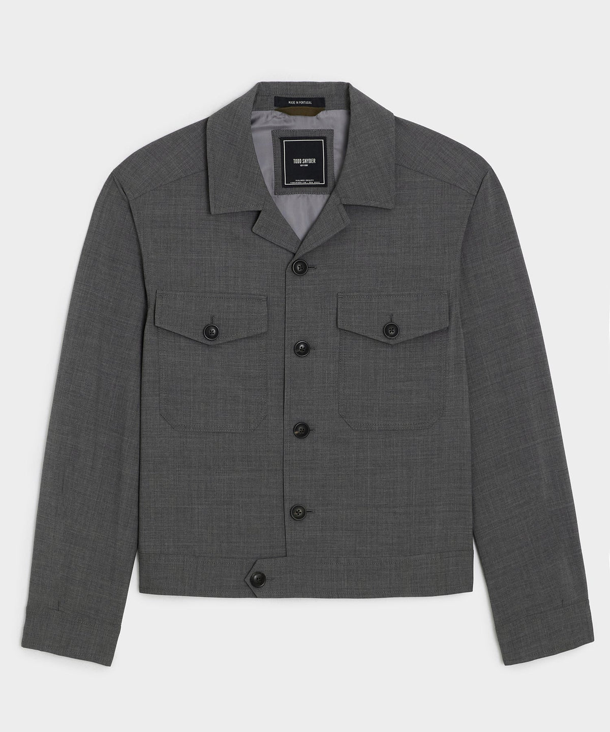 Todd Snyder Tropical Wool Eisenhower Jacket - Charcoal