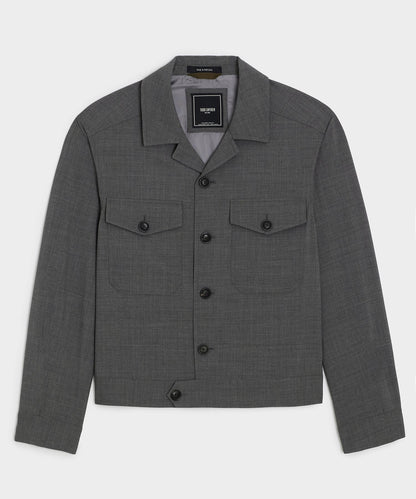 Todd Snyder Tropical Wool Eisenhower Jacket - Charcoal
