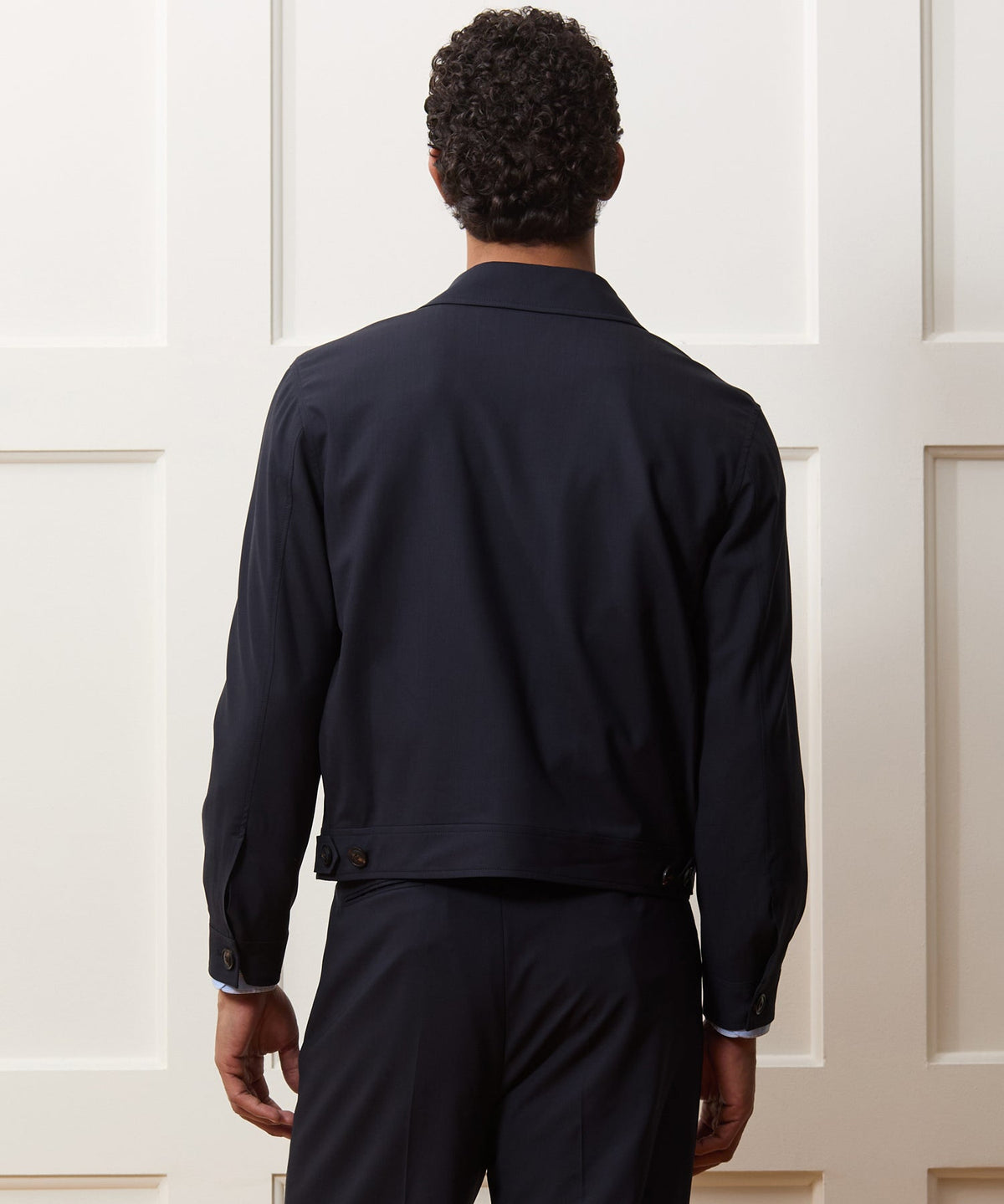 Todd Snyder Tropical Wool Eisenhower Jacket - Navy