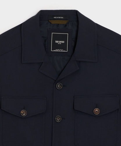 Todd Snyder Tropical Wool Eisenhower Jacket - Navy