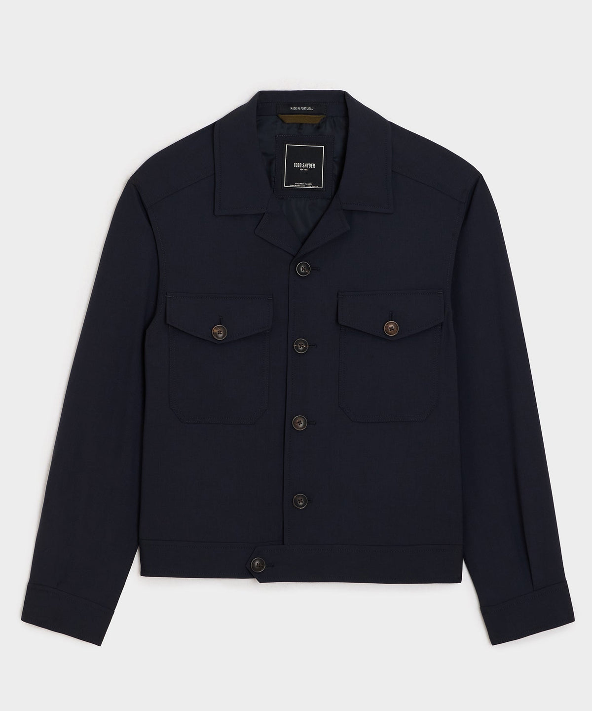 Todd Snyder Tropical Wool Eisenhower Jacket - Navy