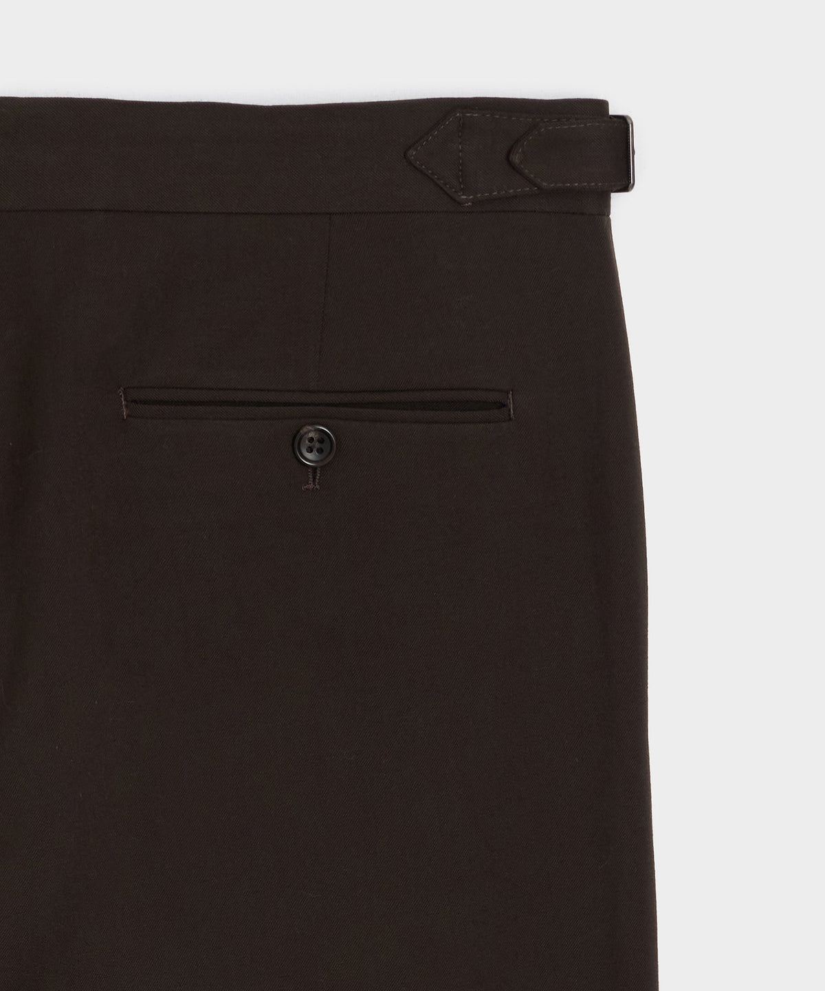 Todd Snyder Italian Gabardine Side Tab Trouser - Caviar