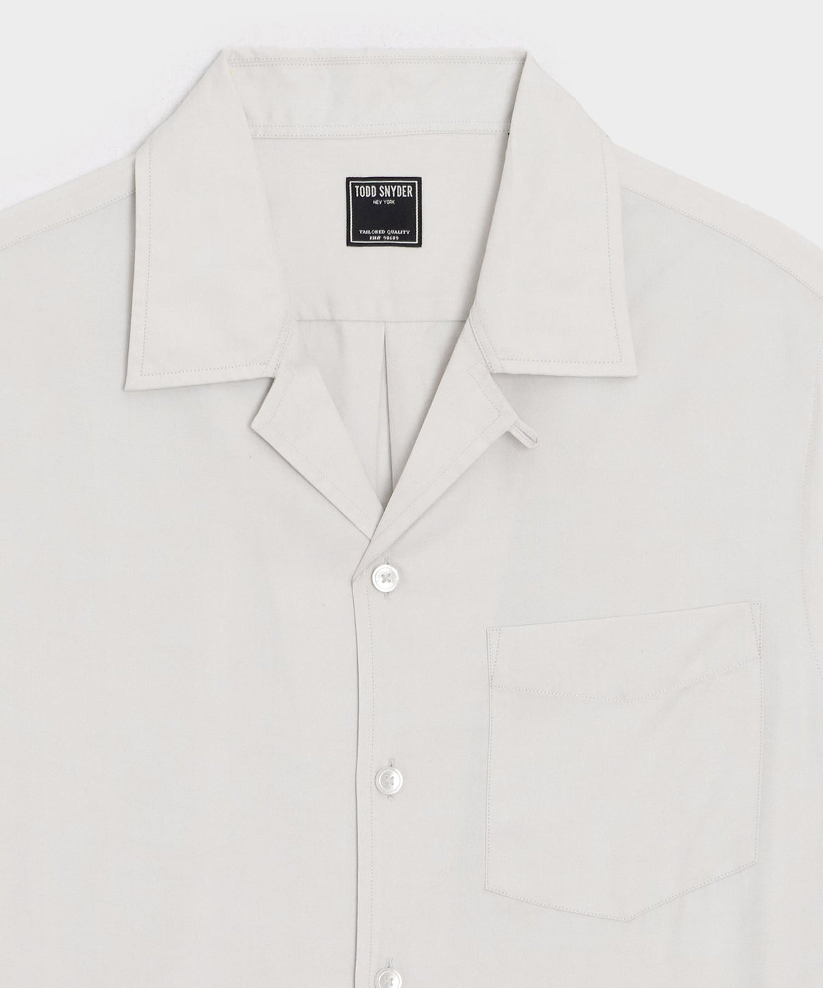 Todd Snyder Sueded Tencel Hollywood Shirt - Cream
