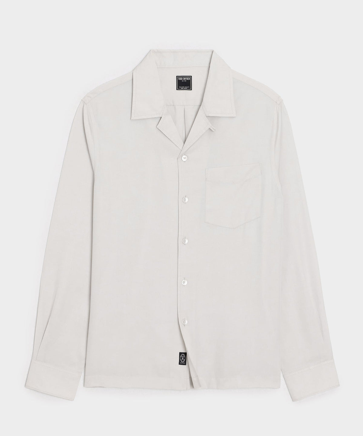Todd Snyder Sueded Tencel Hollywood Shirt - Cream