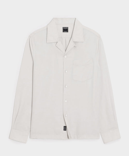 Todd Snyder Sueded Tencel Hollywood Shirt - Cream