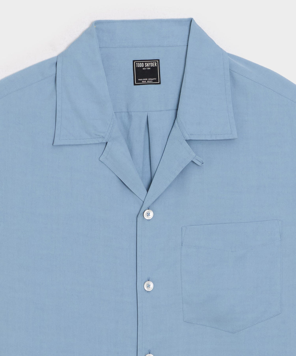 Todd Snyder Sueded Tencel Hollywood Shirt - Light Blue