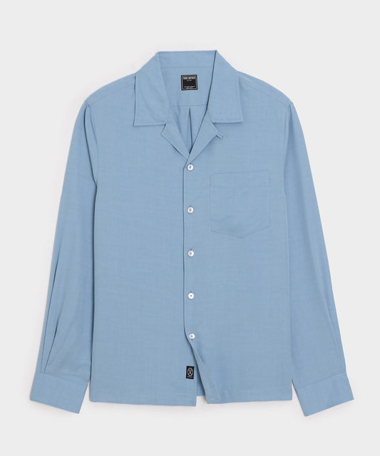Todd Snyder Sueded Tencel Hollywood Shirt - Light Blue