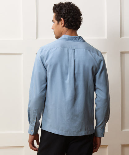 Todd Snyder Sueded Tencel Hollywood Shirt - Light Blue
