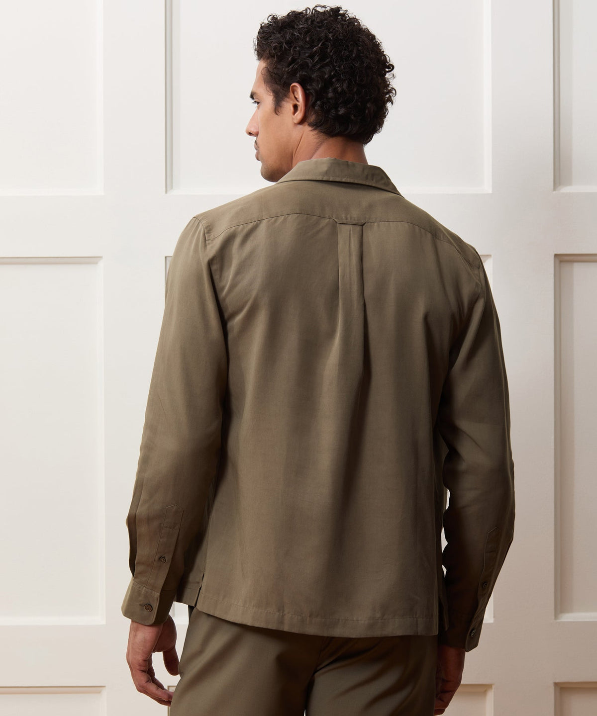 Todd Snyder Sueded Tencel Hollywood Shirt - Taupe