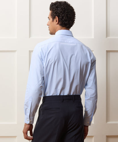 Todd Snyder Cotton Twill Button-Down Dress Shirt - Blue