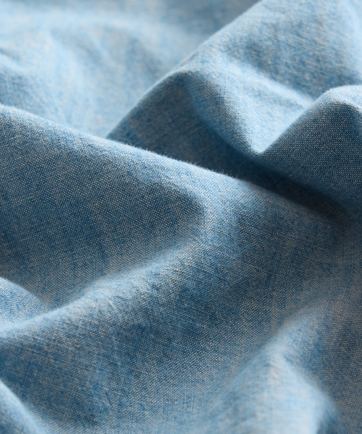 Todd Snyder Chambray Mechanic Shirt - Bleached Indigo