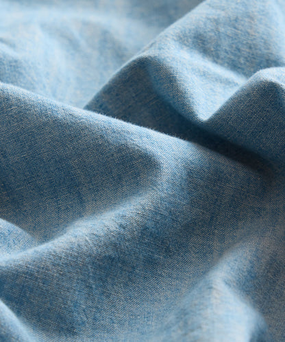 Todd Snyder Chambray Mechanic Shirt - Bleached Indigo