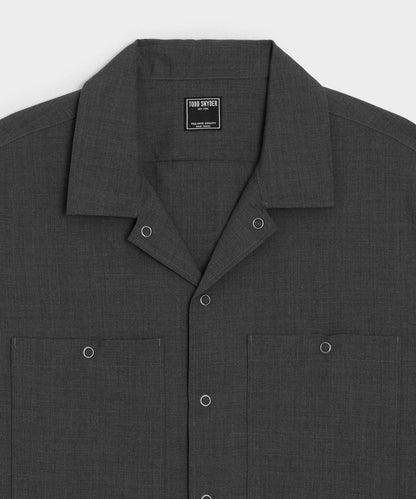 Todd Snyder Merino Mechanic Shirt - Charcoal