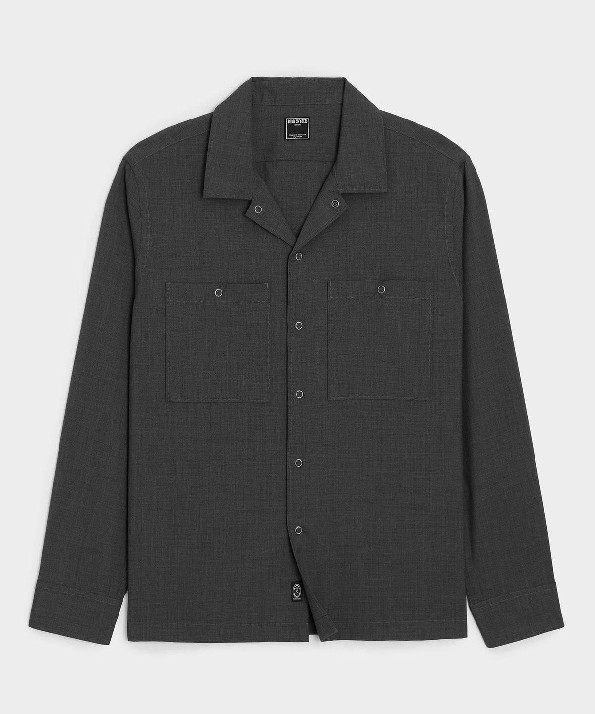 Todd Snyder Merino Mechanic Shirt - Charcoal
