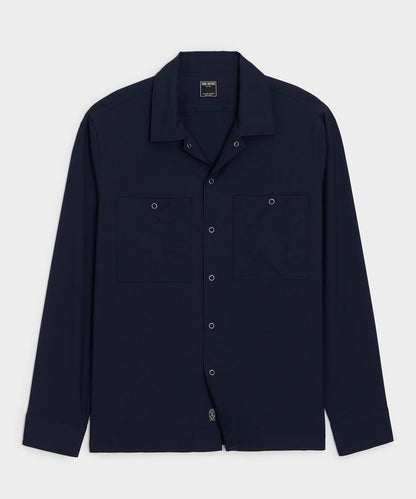Todd Snyder Merino Mechanic Shirt - Navy