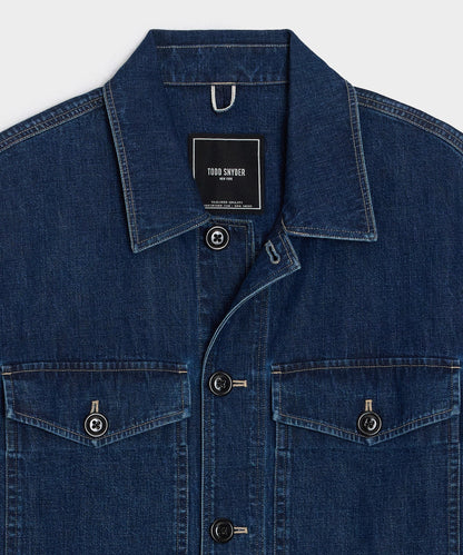 Todd Snyder Denim Military Overshirt - Indigo