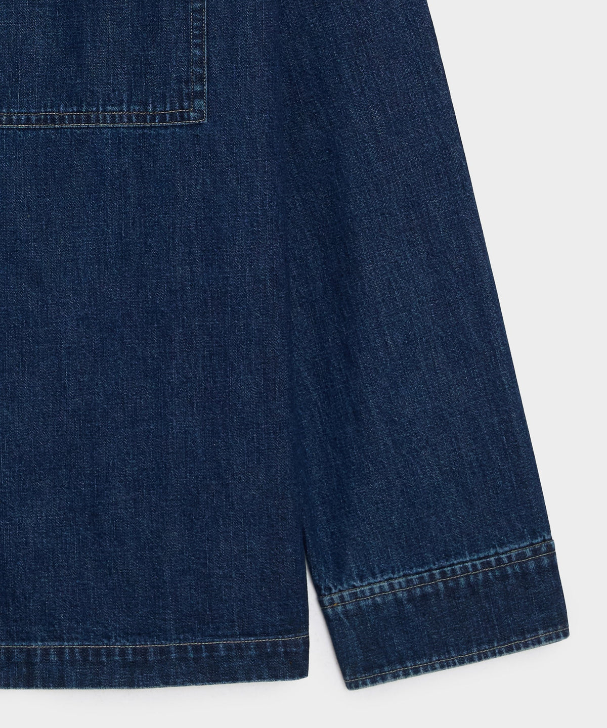 Todd Snyder Denim Military Overshirt - Indigo