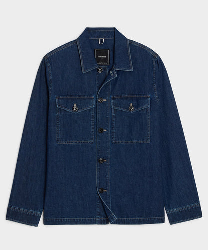 Todd Snyder Denim Military Overshirt - Indigo