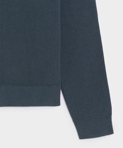 Todd Snyder Beechwood Full-Zip Sweater - Dark Graphite
