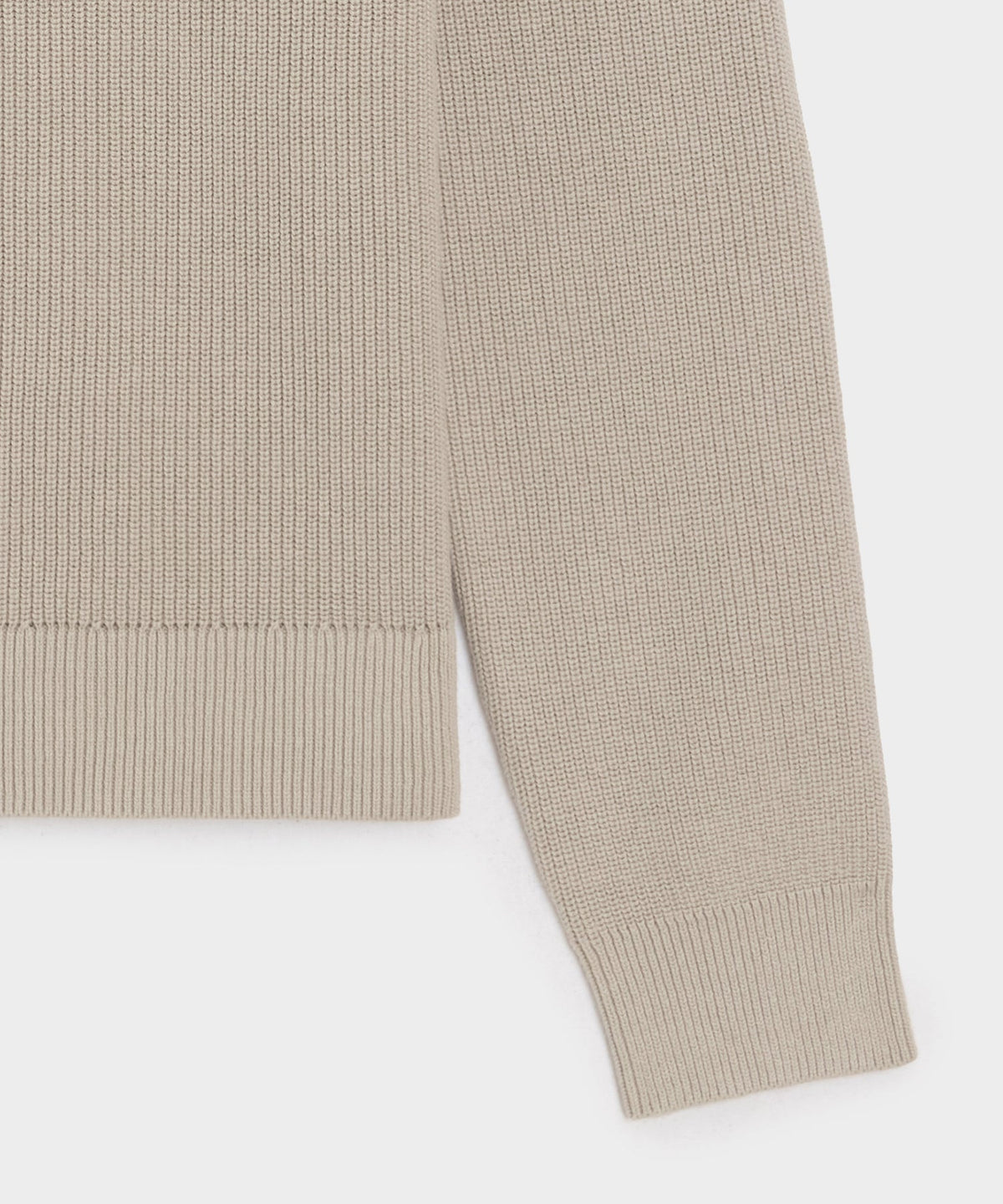 Todd Snyder Beechwood Quarter-Zip Sweater - Stone