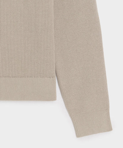 Todd Snyder Beechwood Quarter-Zip Sweater - Stone
