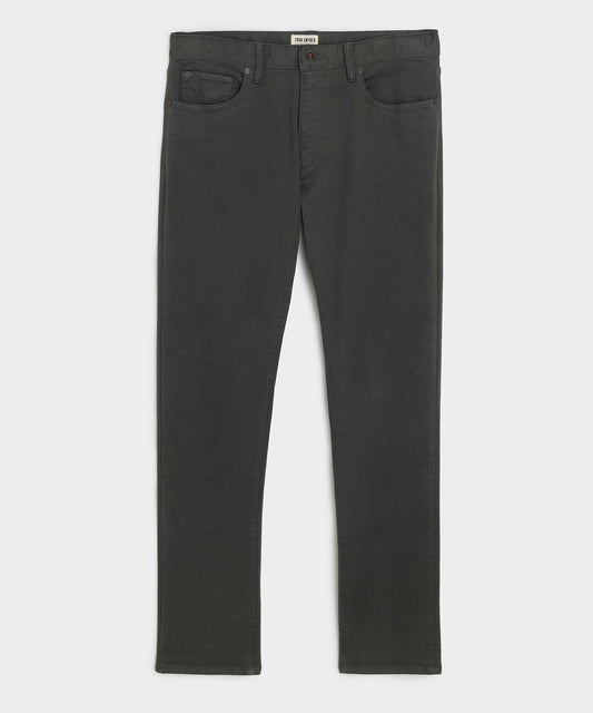Todd Snyder Slim Fit 5-Pocket Chino - Dark Granite
