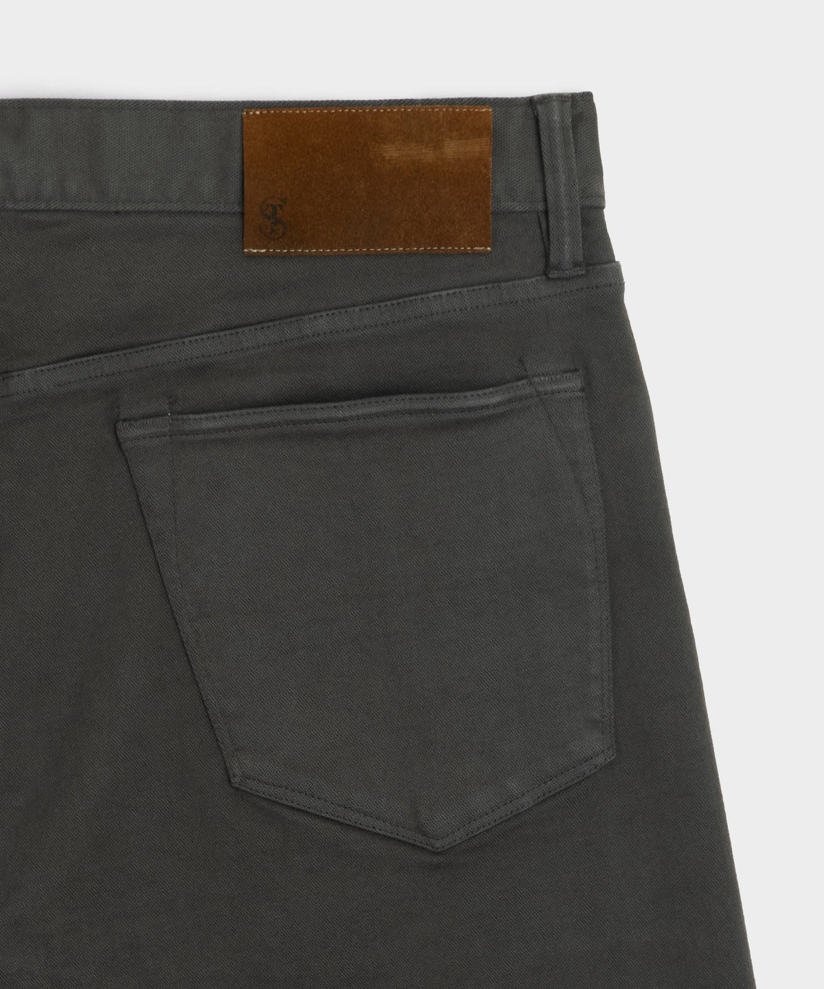 Todd Snyder Slim Fit 5-Pocket Chino - Dark Granite